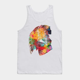 Native American Woman Tank Top